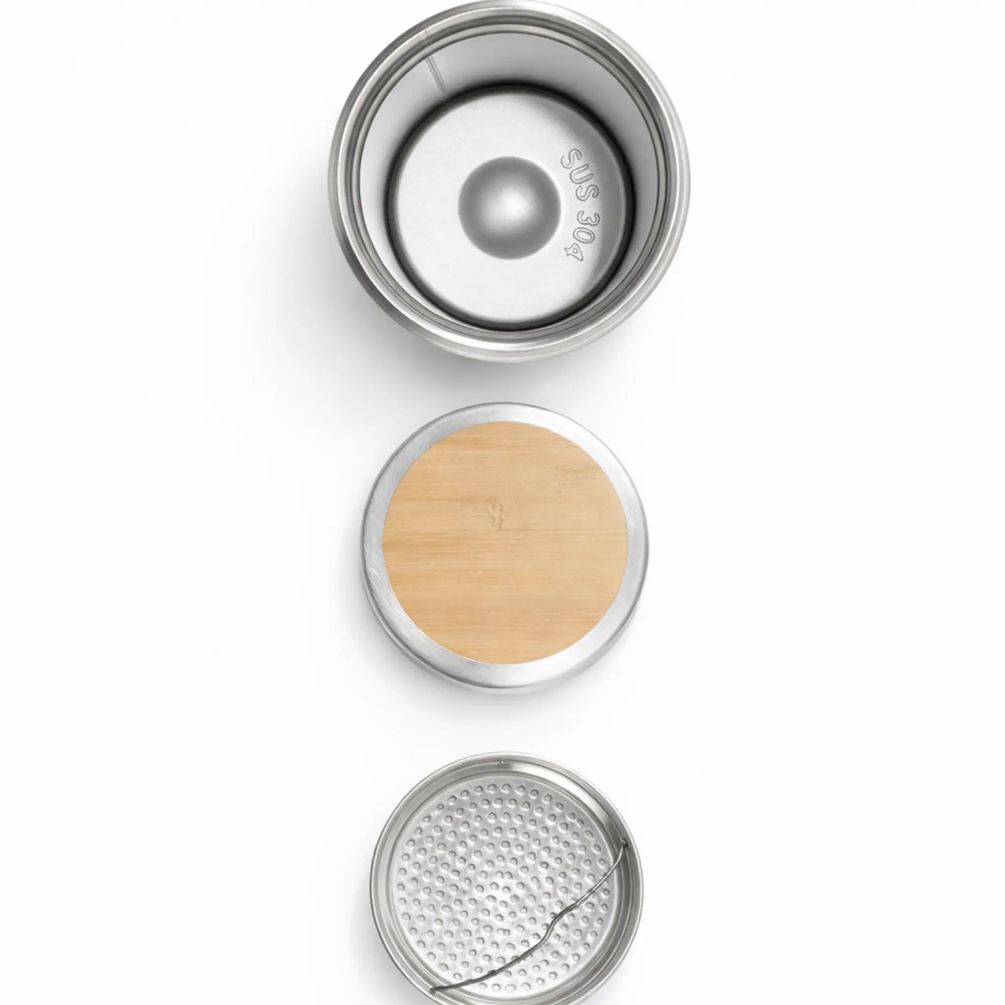 MIRAVO Bamboo Water Bottle – 450 ml