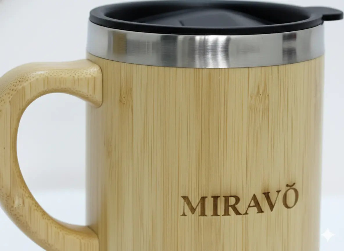 MIRAVO Bamboo Coffee Mug