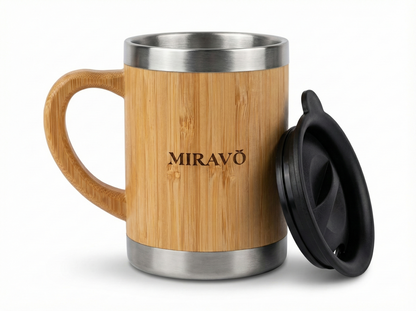 MIRAVO Bamboo Coffee Mug