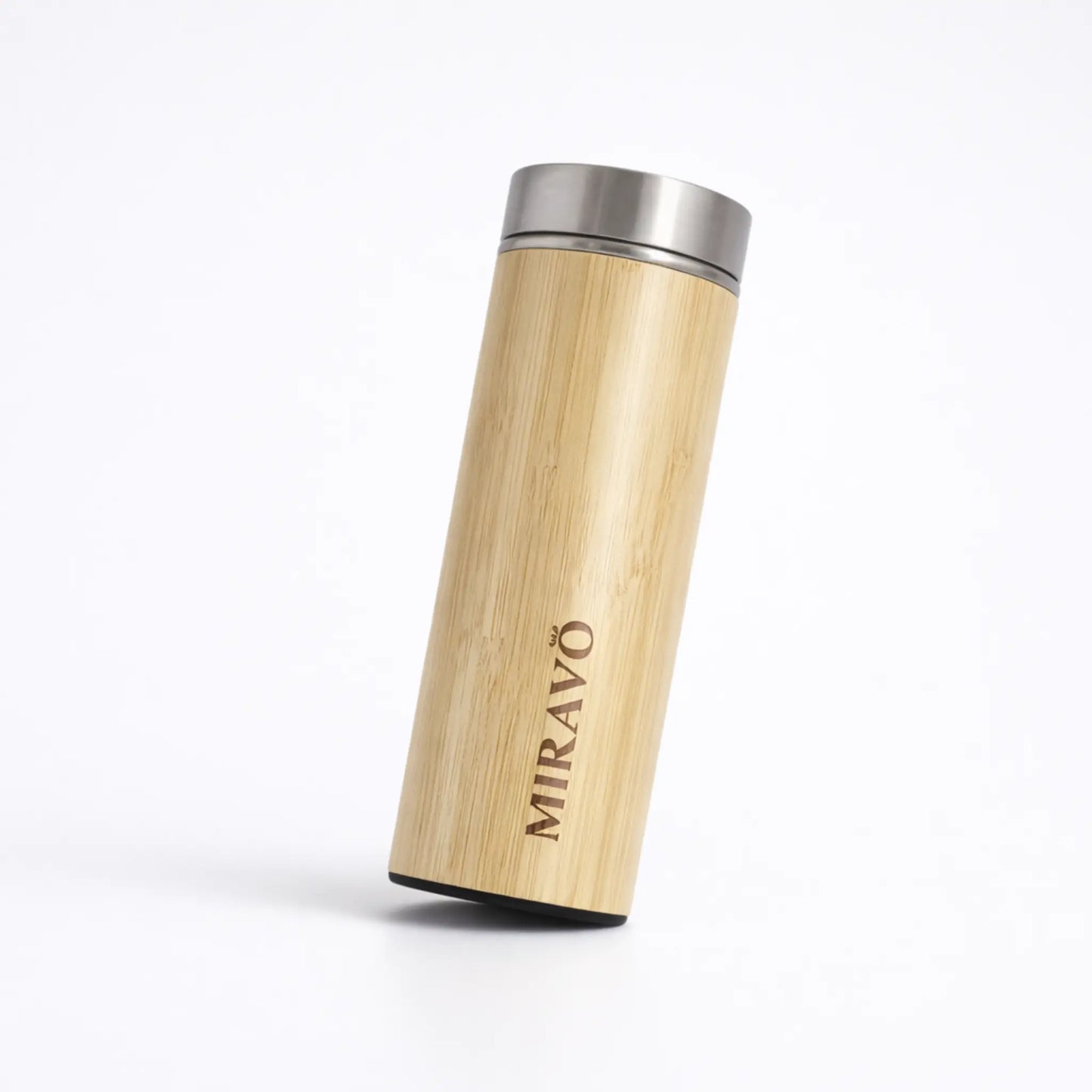 MIRAVO Bamboo Water Bottle – 450 ml