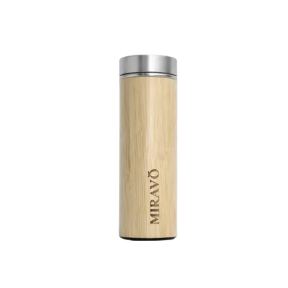 MIRAVO Bamboo Water Bottle – 450 ml